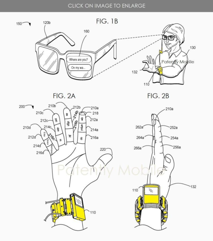 谷歌推出全新专利，腕带设备能够通过“花式”手势控制增强AR眼镜2