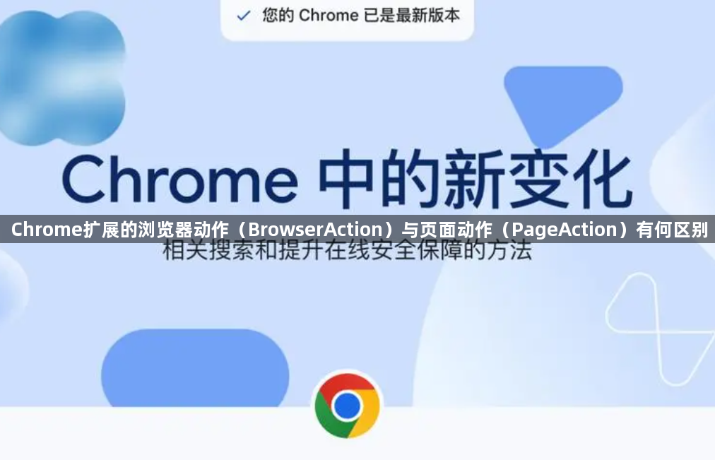 Chrome扩展的浏览器动作（BrowserAction）与页面动作（PageAction）有何区别1